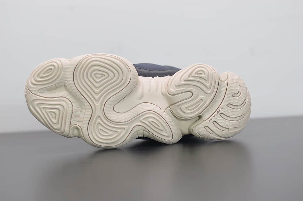 阿迪达斯Adidas YEEZY 500 HIGH「Slate」黑曜石高帮复古运动鞋纯原版本 货号：FW4968
