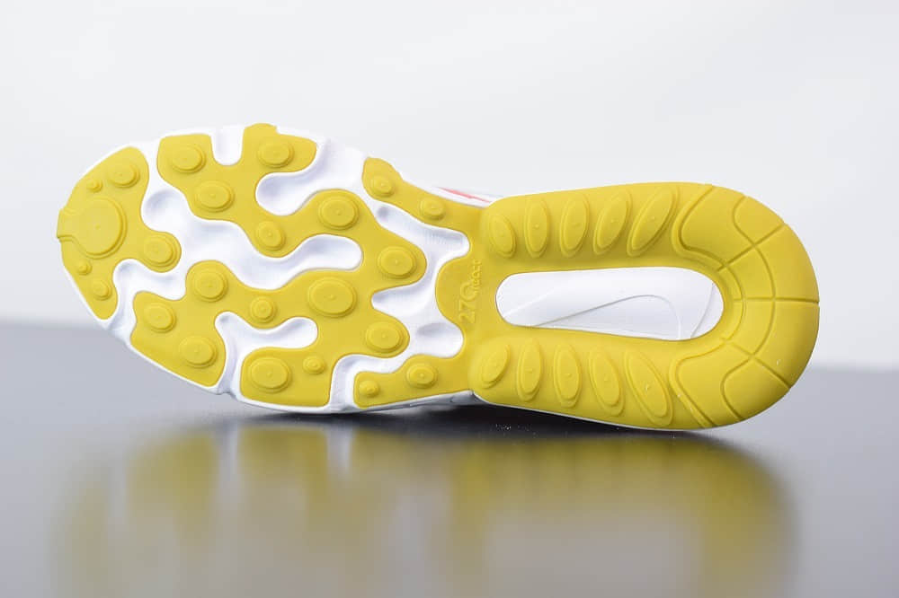 耐克Nike Air Max 270 React白蓝绿色气垫运动鞋纯原版本 货号：CT1264-103