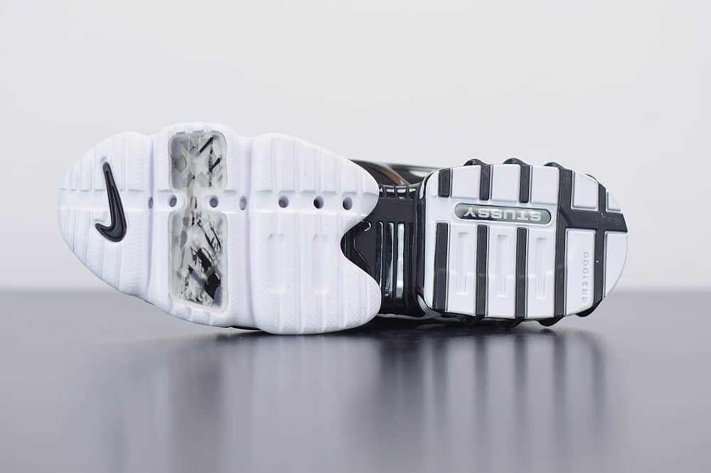 耐克stussy斯图西二代黑色复古运动鞋纯原版本 货号:CJ9918-001