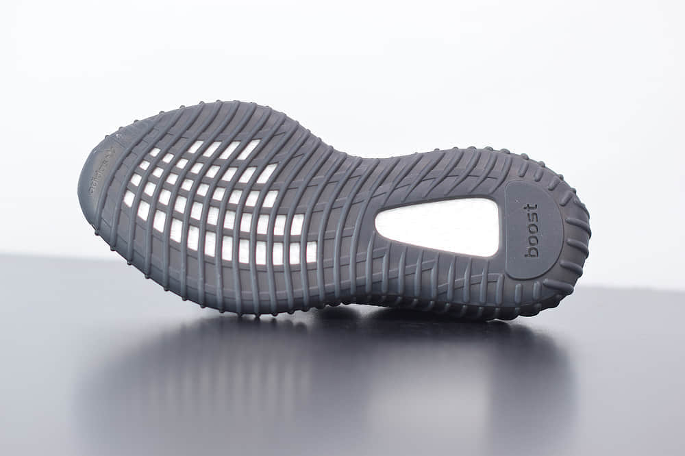 阿迪达斯ADIDAS YEZZY 350 V2黑色满天星休闲慢跑鞋纯原版本 货号：FU9007