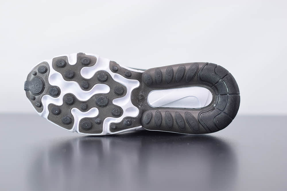 耐克Nike Air Max 270 React黑紫色气垫运动鞋纯原版本 货号:CT5064-001