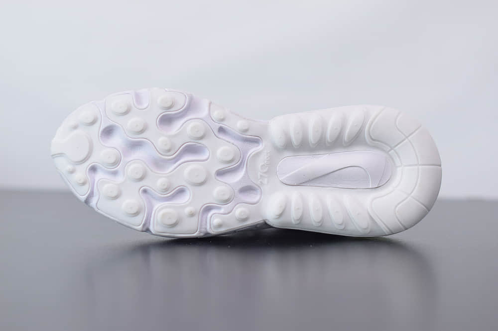 耐克Nike Air Max 270 React绿白红色气垫运动鞋纯原版本 货号:CV3025-100