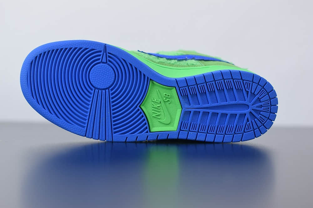 耐克Grateful Dead x Nike SB Dunk Low “Green Bear”绿蓝低帮跳舞小熊板鞋纯原版本 货号：CJ5378-300