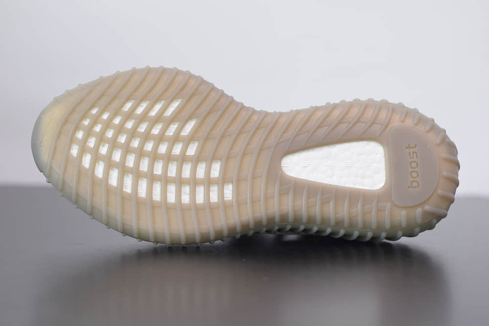 阿迪达斯ADIDAS YEZZY 350 V2灰橙爆米花休闲慢跑鞋纯原版本 货号：BB1826