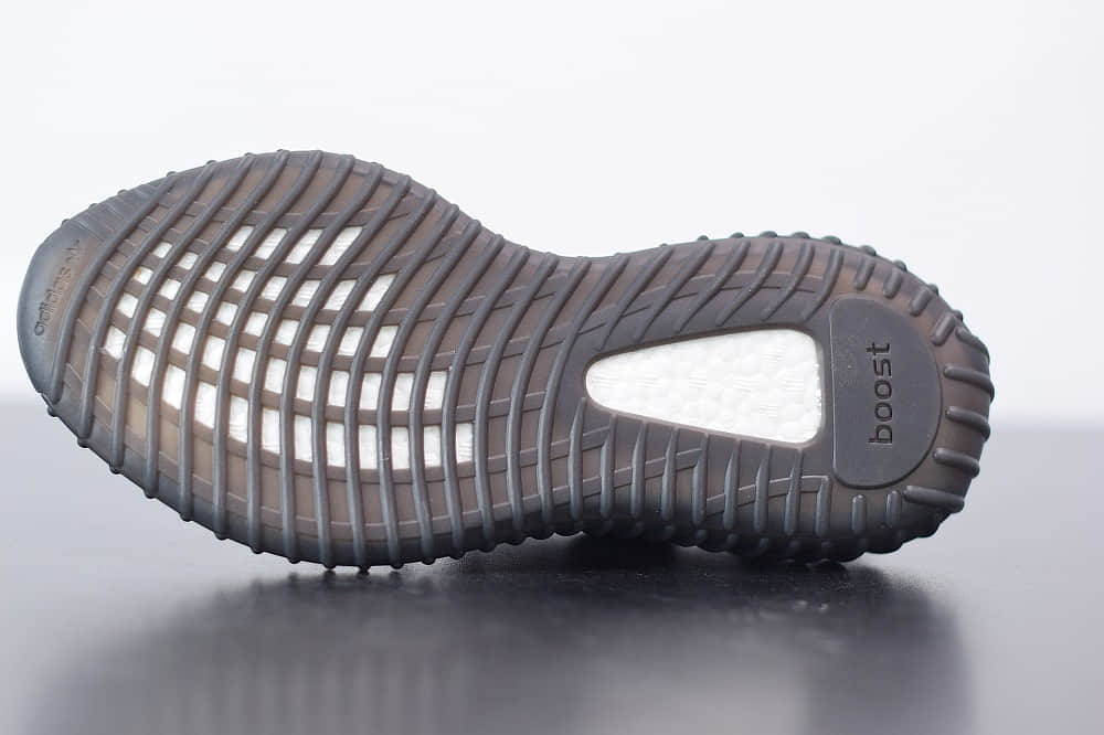 阿迪达斯ADIDAS YEZZY 350 V2黑红字爆米花休闲慢跑鞋纯原版本 货号：CP9652