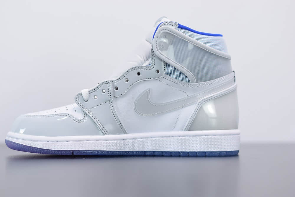 乔丹Air Jordan 1 Zoom R2T “Racer Blue” 白蓝小迪奥高帮板鞋纯原版本 货号：CK6637-104