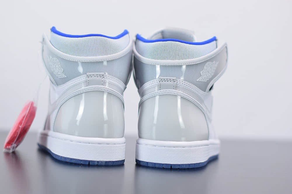 乔丹Air Jordan 1 Zoom R2T “Racer Blue” 白蓝小迪奥高帮板鞋纯原版本 货号：CK6637-104