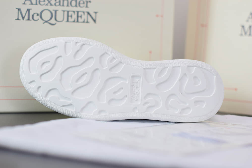 麦昆Alexander McQueen 2020早春款荧光七色系列黄白小白松糕鞋纯原版本