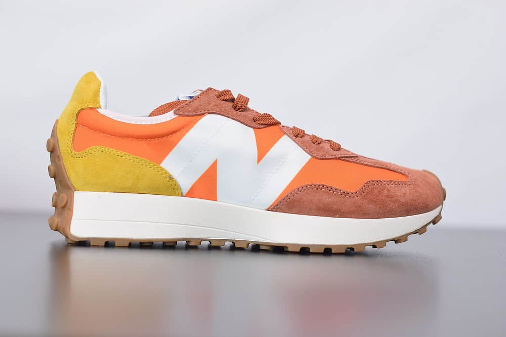新百伦New Balance MS327复古先锋系列橙色休闲运动慢跑鞋纯原版本 货号：MS327CLA