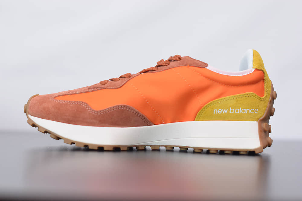 新百伦New Balance MS327复古先锋系列橙色休闲运动慢跑鞋纯原版本 货号：MS327CLA
