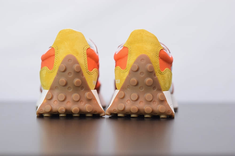 新百伦New Balance MS327复古先锋系列橙色休闲运动慢跑鞋纯原版本 货号：MS327CLA