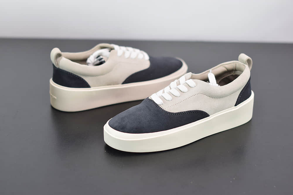 FOG Fear Of God Backless Sneaker101恐惧上帝黑灰色潮鞋纯原版本 货号：C0007000SUE960