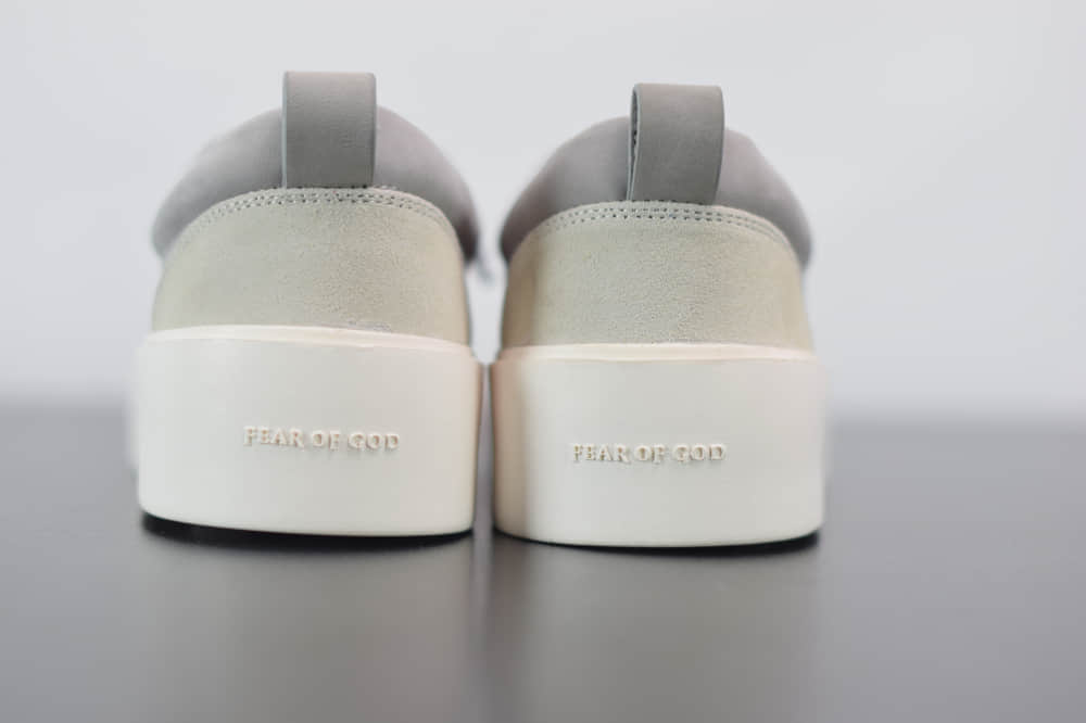 FOG Fear Of God Backless Sneaker101恐惧上帝灰白色潮鞋纯原版本 货号：C0007000-050