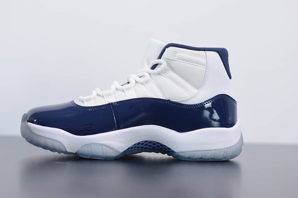 乔丹Air Jordan 11“Win Like '82 AJ11北卡白蓝高帮篮球鞋纯原版本 货号：378037-123