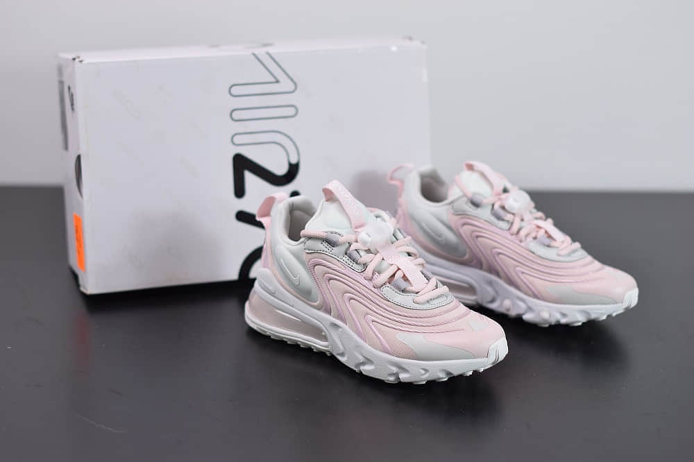 耐克Nike Air Max 270 React ENG白粉气垫运动鞋纯原版本 货号：CK2595-001