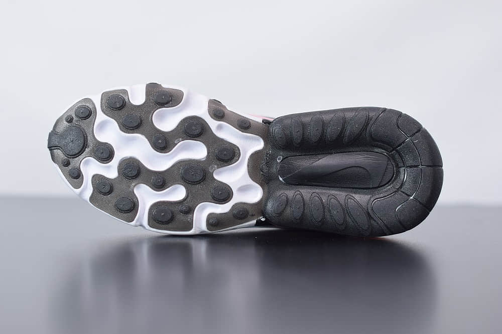 耐克Nike Air Max 270 React黑粉白色气垫运动鞋纯原版本 货号:AT6174-005