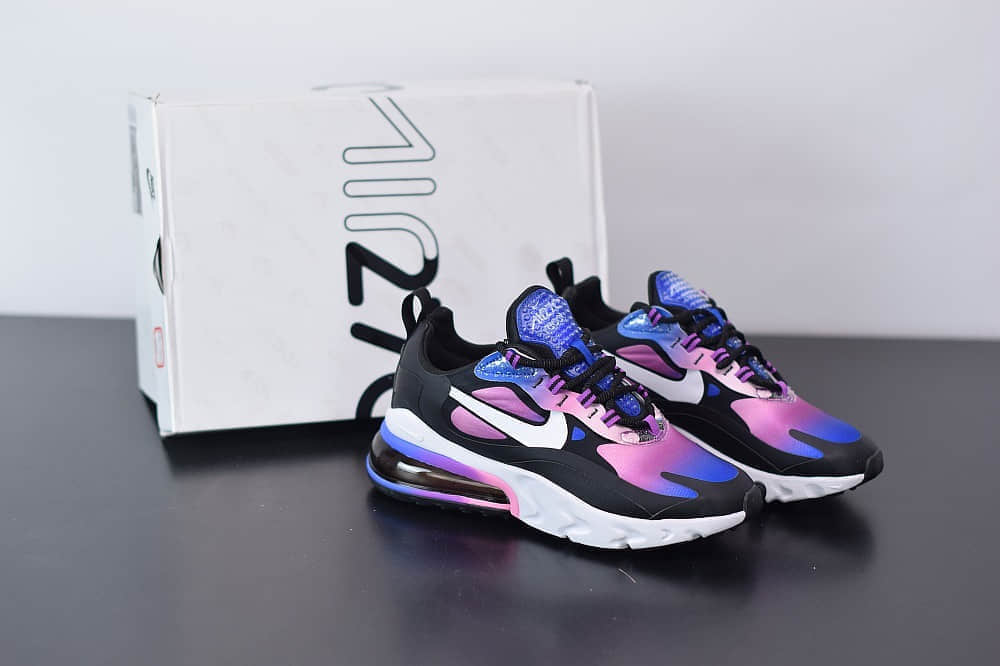 耐克Nike Air Max 270 React奇幻火烈鸟气垫运动鞋纯原版本 货号：BV3387-400