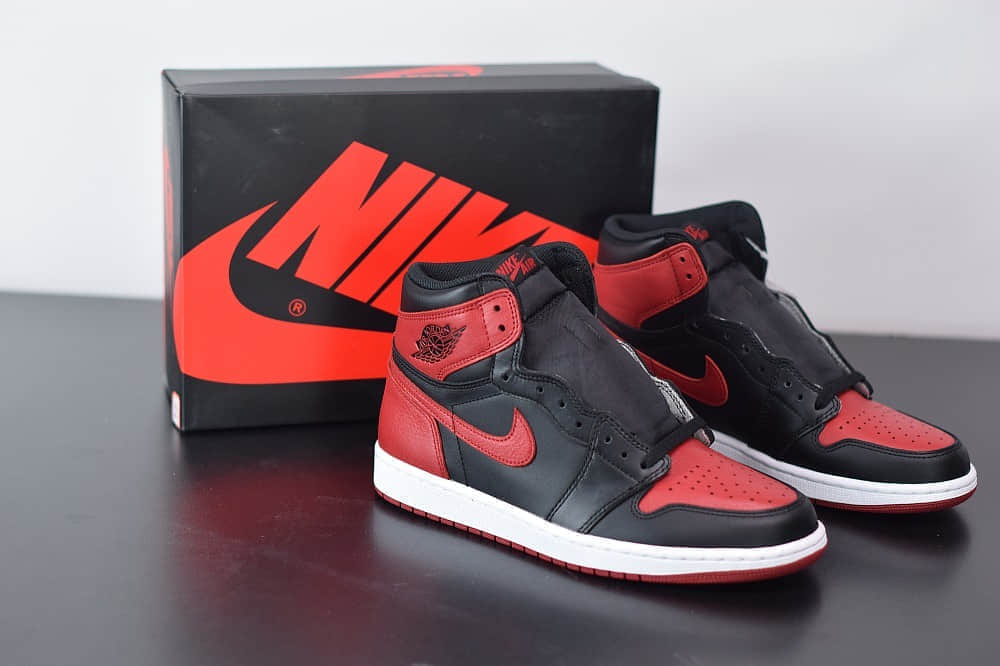 乔丹Air Jordan 1 High 85 Varsity Red高帮AJ1反转黑红禁穿纯原版本篮球鞋 货号:BQ4422-600