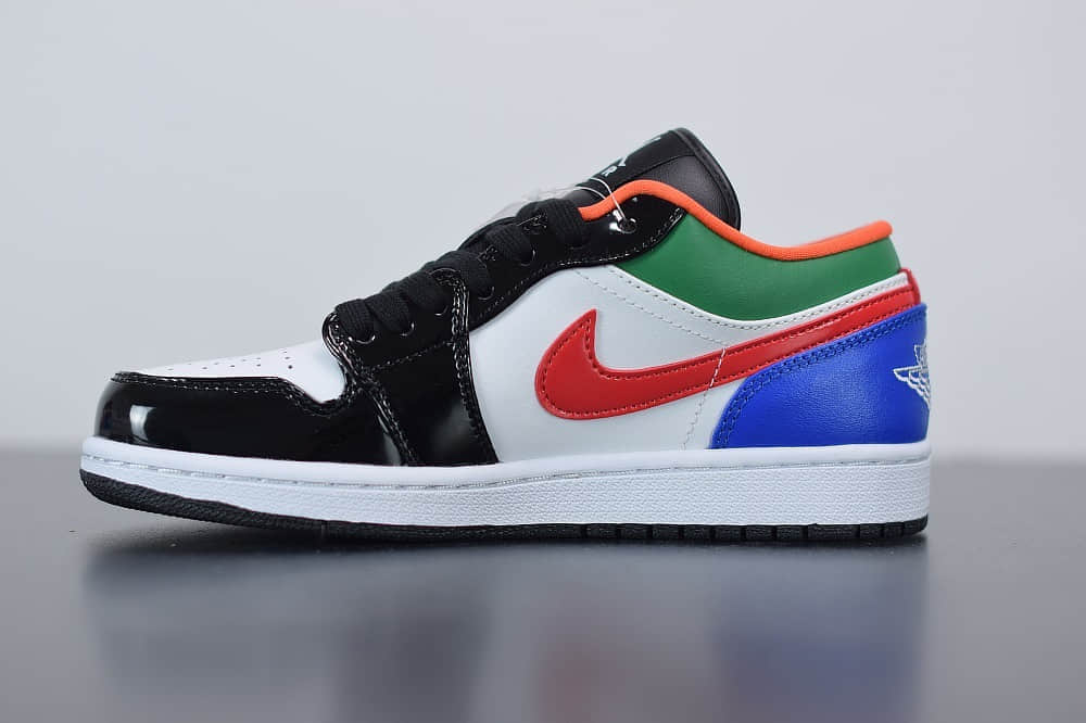 乔丹Air Jordan 1 Low低帮彩钩拼接休闲板鞋纯原版本 货号：CZ4776-101