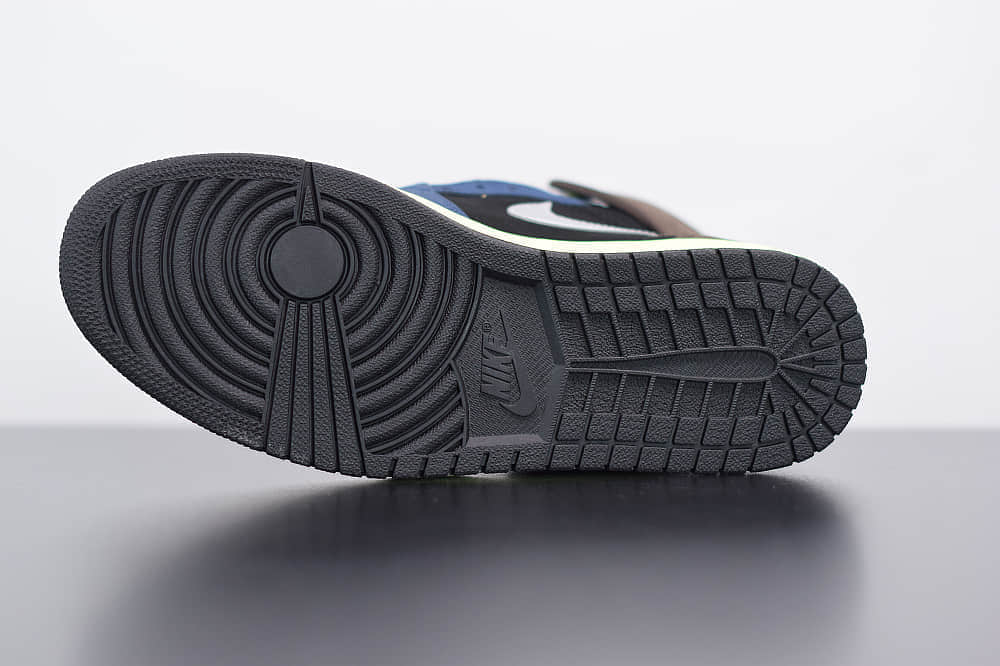 乔丹Air Jordan 1 Retro High OG Bio Hack 彩色拼接生物黑客”经典复古经典高帮百搭文化篮球鞋纯原版本 货号：555088-201