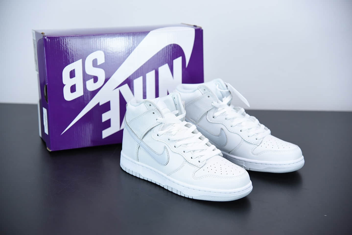 耐克NIKE SB Dunk High Pro 2020复刻白灰国外限定款纯原版本 货号：CZ8149-101