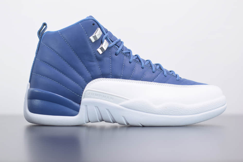 乔丹Air Jordan 12 Indigo靛青蓝男子文化篮球鞋纯原版本 货号：130690-404