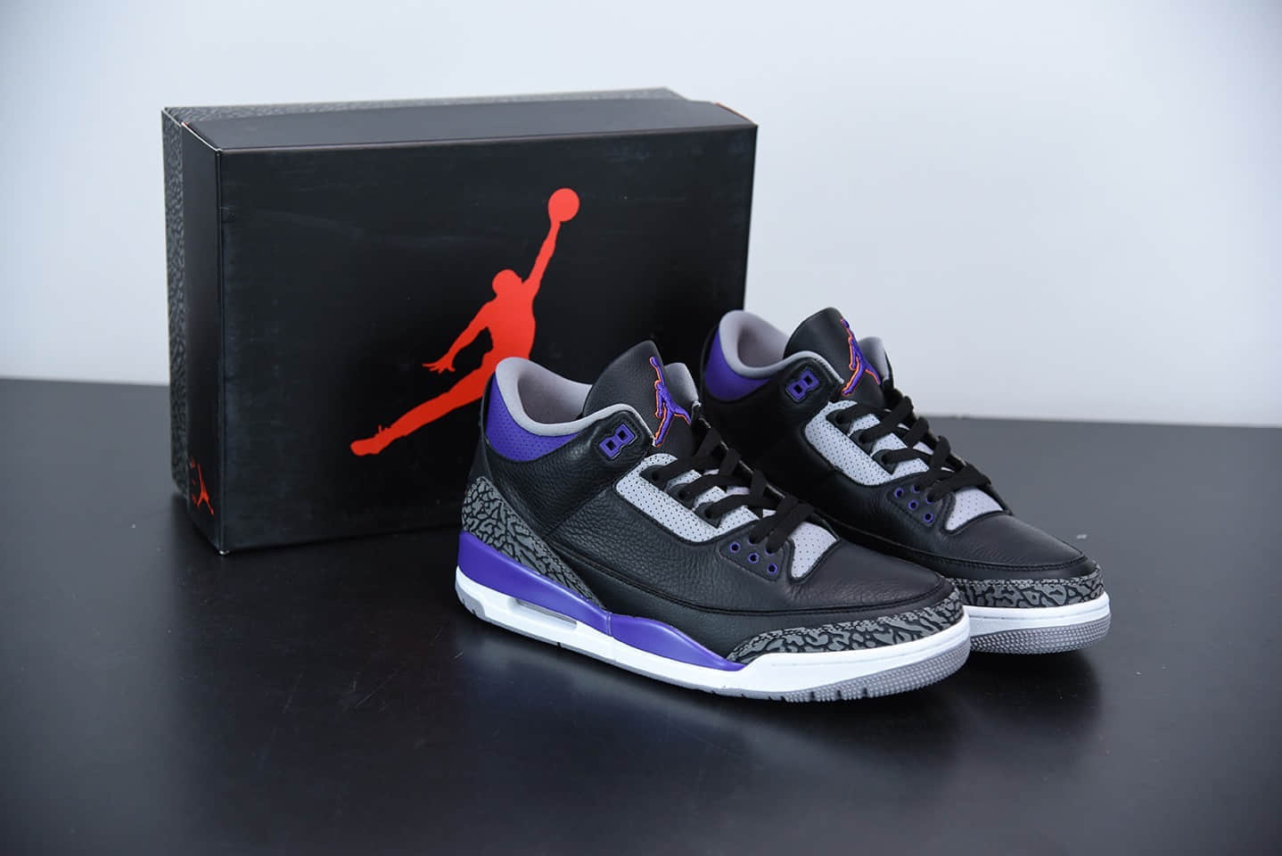乔丹Air jordan 3 Retro FT2 Tinker Nrg 爆裂纹葡萄紫男子文化篮球鞋纯原版本 货号:CT8532-050