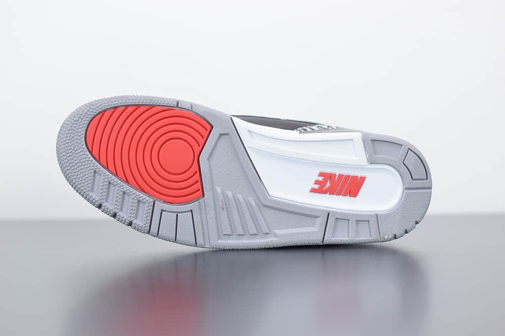 乔丹Air Jordan 3 Retro OG Black Cement复刻黑水泥男子文化篮球鞋纯原版本 货号：854262-001