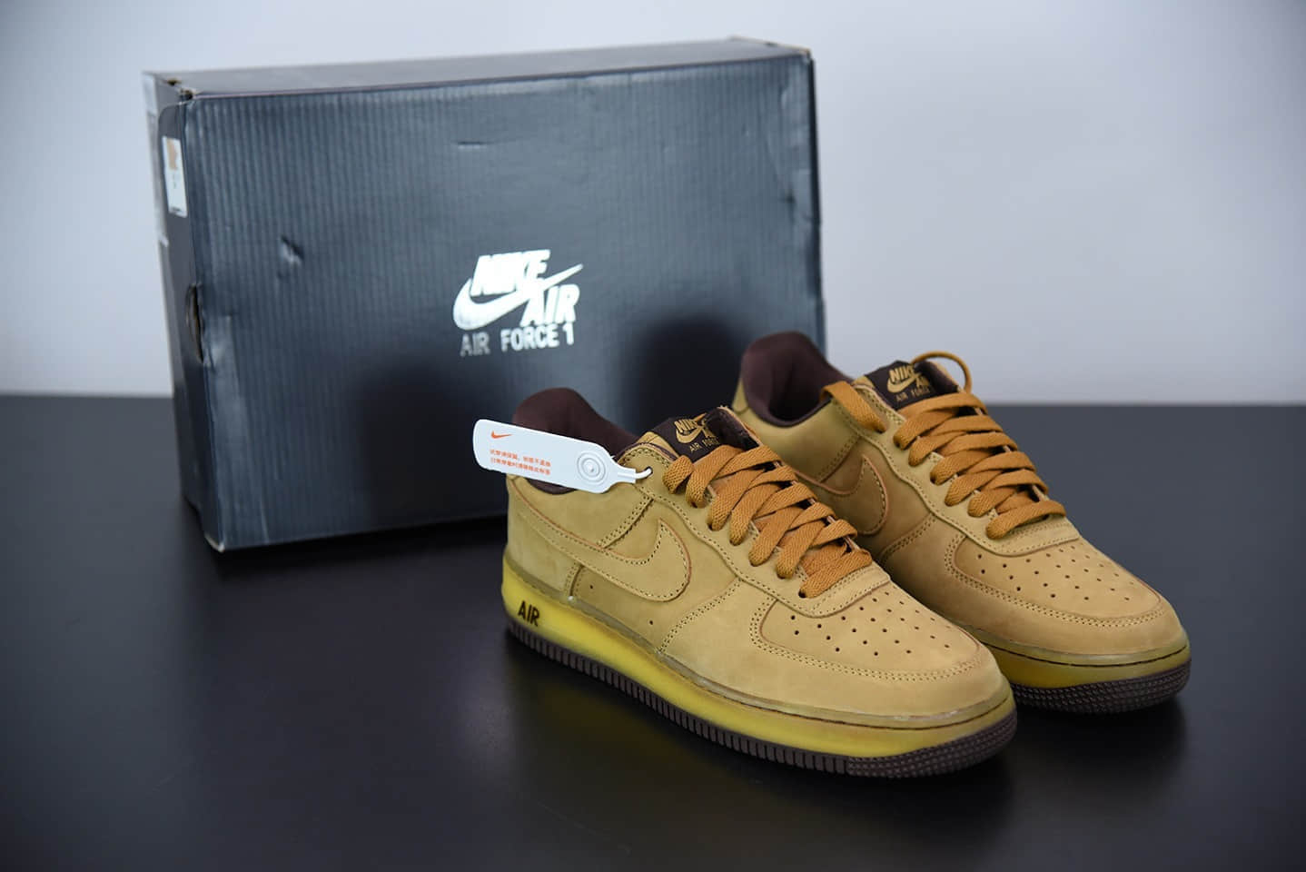 耐克Air Force 1 LoW Retro SP Wheat Mocha摩卡小麦空军一号低帮休闲板鞋纯原版本 货号:DC7504-700
