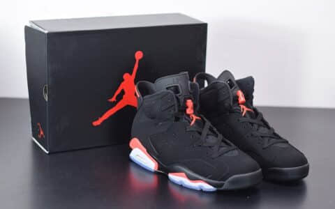 乔丹Air jordan 6 retro infrared 2019 release黑红外线复古休闲文化篮球鞋纯原版本 货号：384664-060