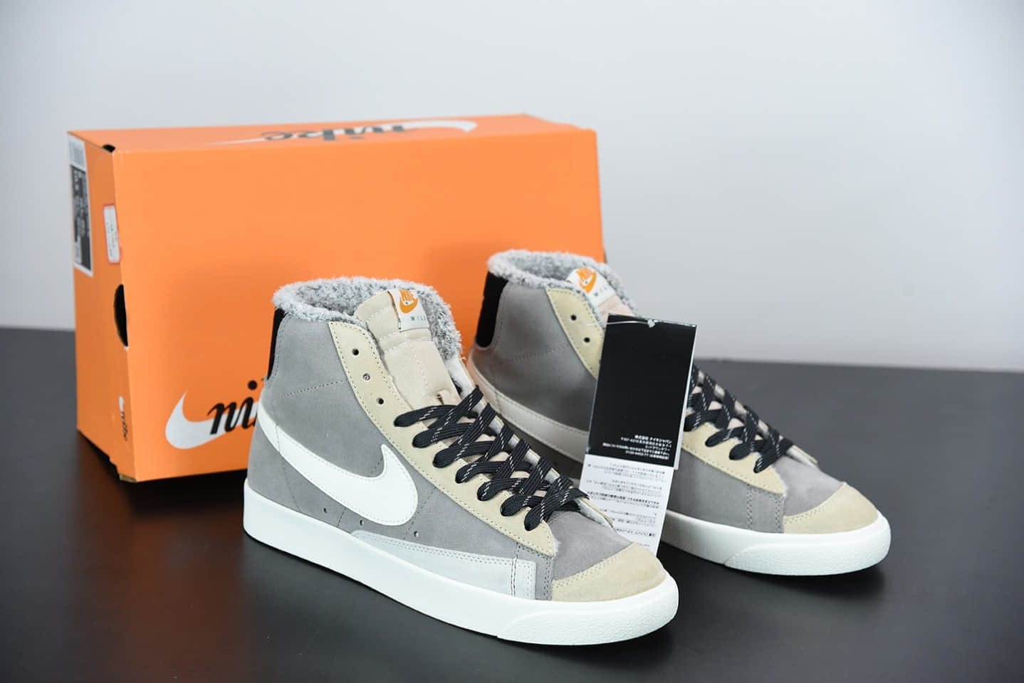 耐克Nike Blazer Mid '1977 Vintage加绒款开拓者时尚休运动板鞋纯原版本 货号:DC5269-033