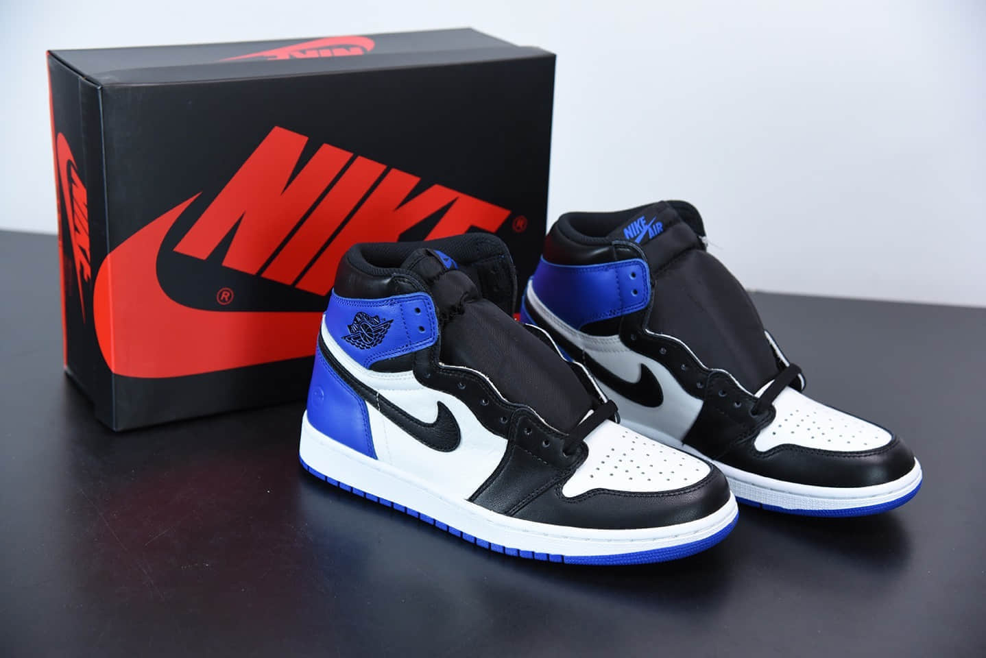 乔丹Air Jordan 1 “Retro High” OG AJ1 藤原号大闪电联名鞋款纯原版本 货号:716371-040