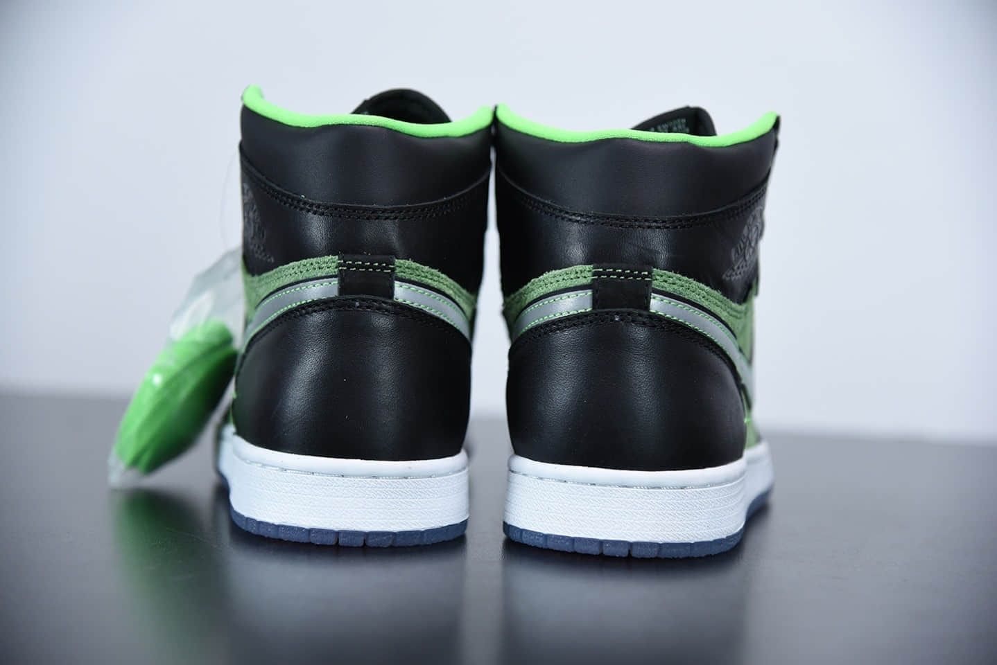 乔丹Air Jordan 1 High Zoom R2TRage Green黑绿小丑复古经典高帮百搭文化篮球鞋纯原版本 货号：CK6637-002