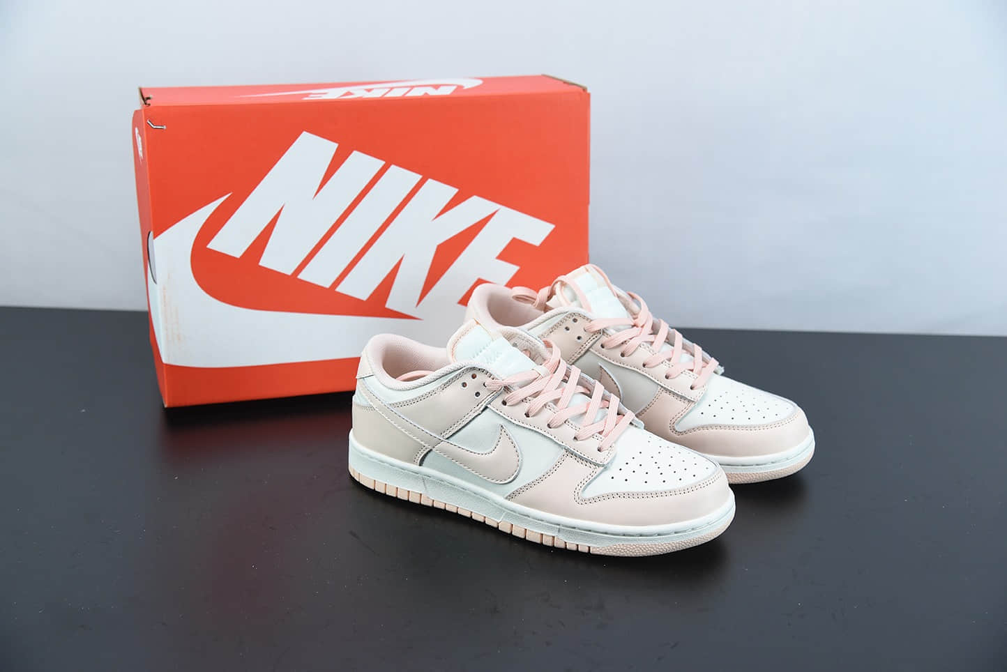 耐克Nike Dunk SB Low Orange Pearl 樱花粉女神粉低帮休闲鞋纯原版本 货号: DD1503-102