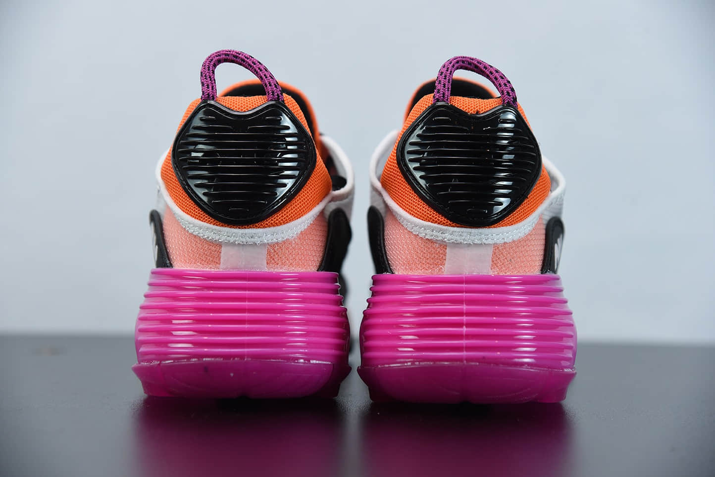 耐克Neymar x Nk Air Max 2090 橘黑紫落日配色缓震气垫鞋耐磨防滑超透气休闲跑步鞋纯原版本 货号：CK2612-500