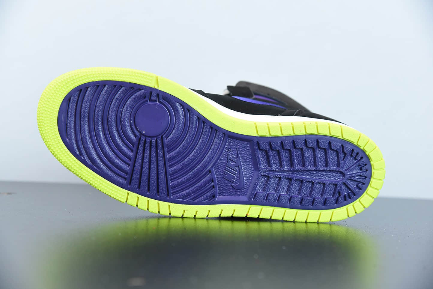 乔丹Air Jordan 1 Zoom Air CMFT “Lemon Venom” “Plum Purple” 柠檬毒液高帮板鞋纯原版本 货号：CT0979-001