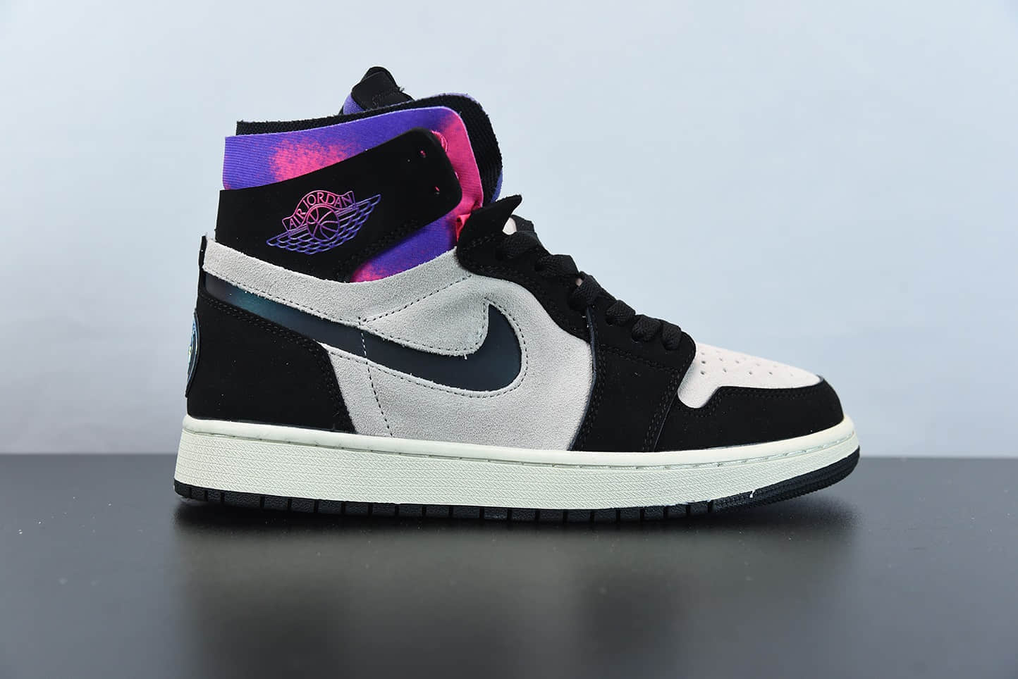 乔丹Air Jordan 1 Zoom Comfort “PSG”大巴黎扎染配色高帮板鞋纯原版本 货号:DB3610-105