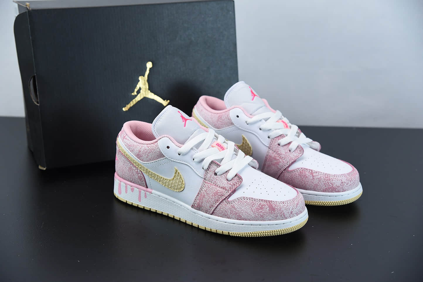 乔丹Air Jordan 1 Low GS冰淇淋低帮篮球鞋纯原版本 货号：CW7104-601