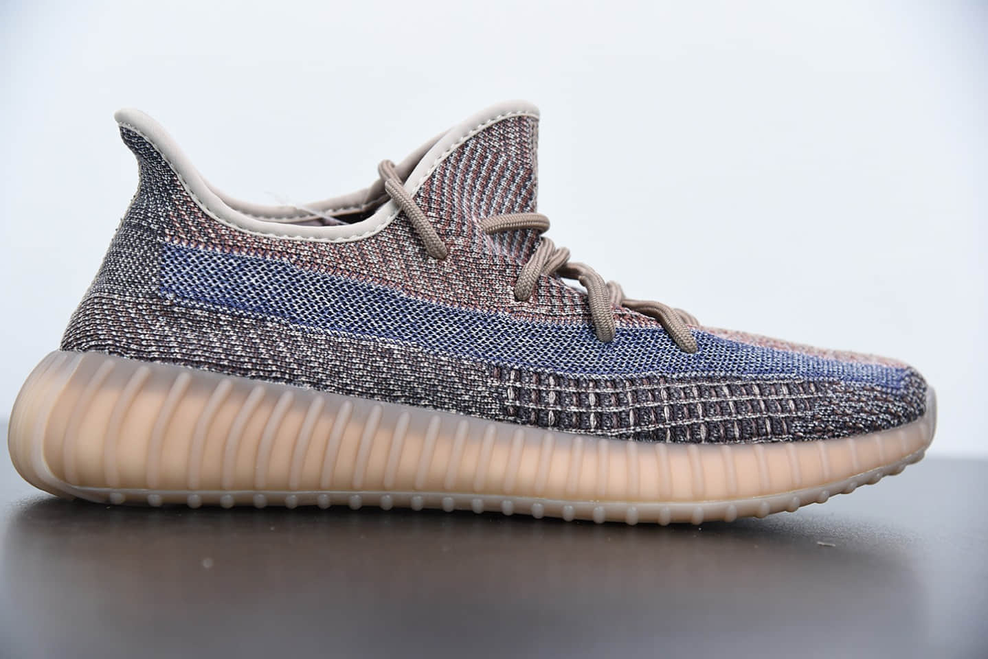 阿迪达斯Adidas Yeezy 350 Boost V2 “Static Refective”蓝棕百搭轻便爆米花中底休闲运动慢跑鞋纯原版本 货号： H02795