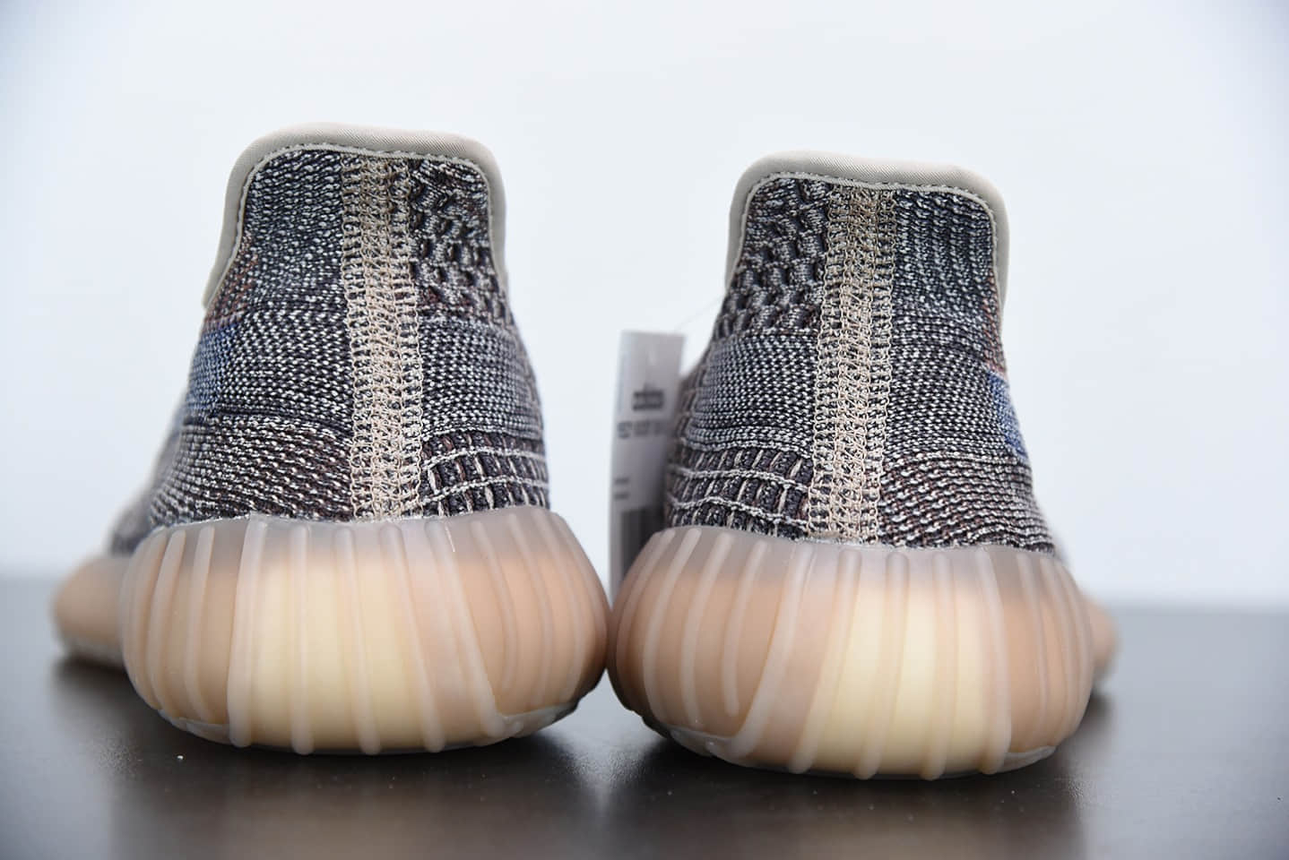 阿迪达斯Adidas Yeezy 350 Boost V2 “Static Refective”蓝棕百搭轻便爆米花中底休闲运动慢跑鞋纯原版本 货号： H02795