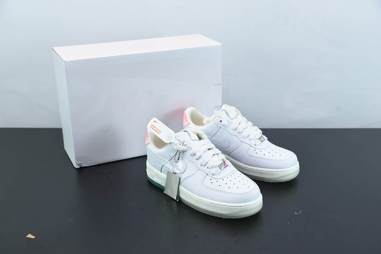 耐克Air Force 1 '07 GOT EM 白绿粉寿桃空军一号低帮休闲鞋纯原版本 货号:DC3287-111