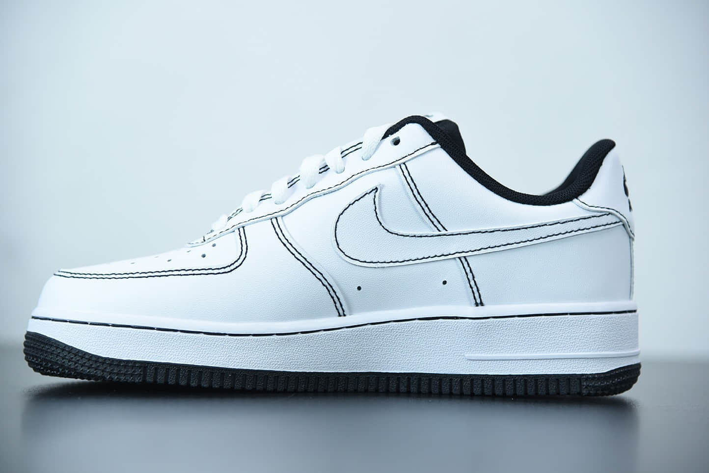 耐克 Nike Air Force 1 Low黑白线条空军一号低帮百搭休闲运动板鞋纯原版本 货号:CW1575-104