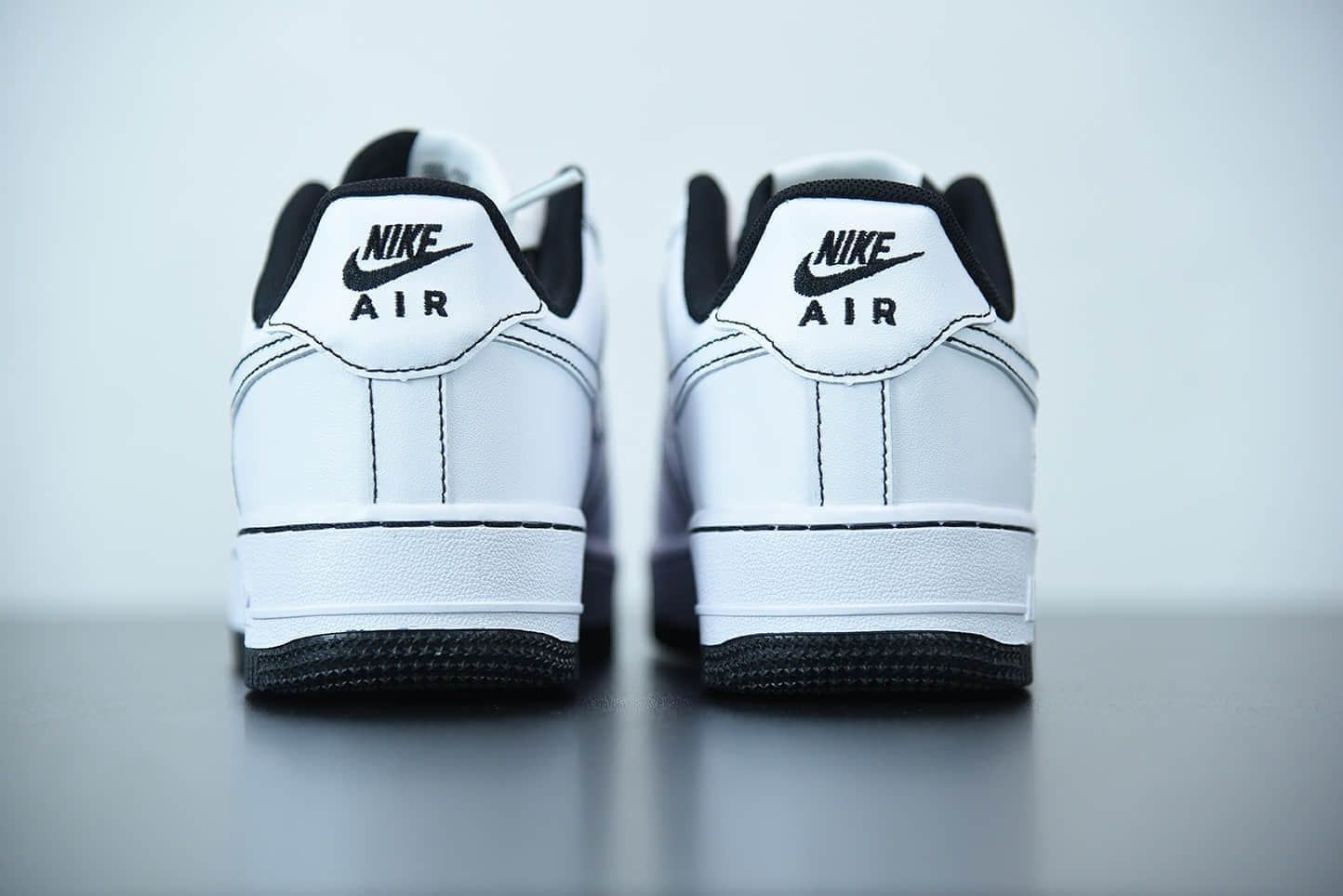 耐克 Nike Air Force 1 Low黑白线条空军一号低帮百搭休闲运动板鞋纯原版本 货号:CW1575-104