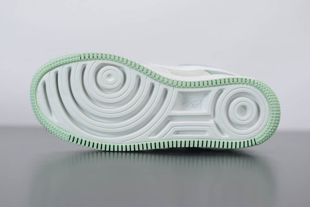 耐克Nike Air Force 1 Shadow 空军马卡龙灰淡绿3M反光低帮板鞋纯原版本 货号：CW2655-001