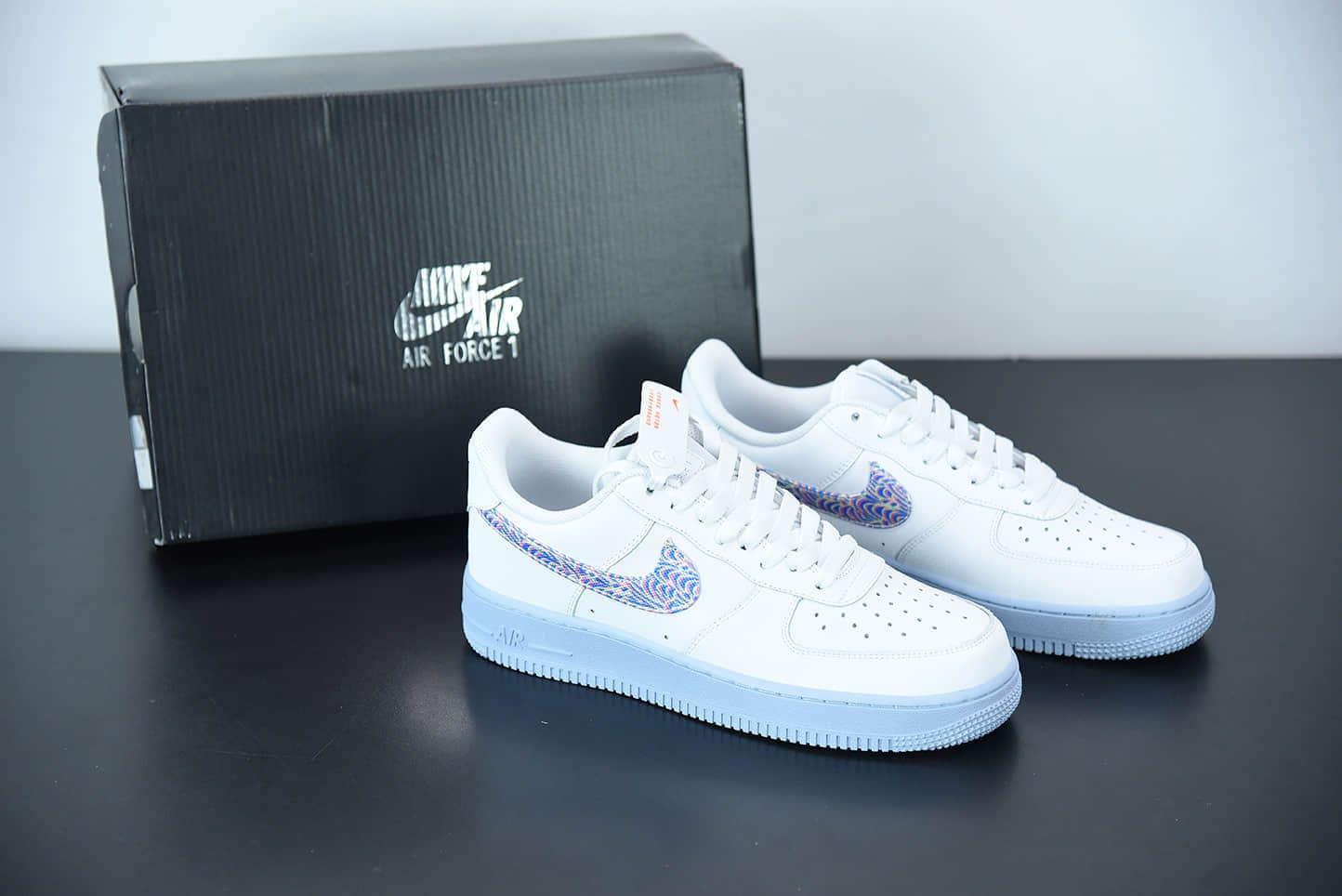 耐克Nike Air Force 1 “Hydrogen Blue' 氢蓝配色空军一号低帮板鞋纯原版本 货号:CZ0377-100