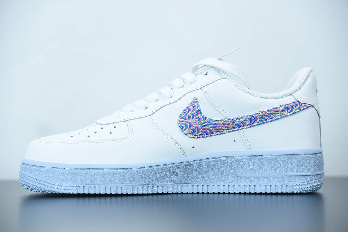 耐克Nike Air Force 1 “Hydrogen Blue' 氢蓝配色空军一号低帮板鞋纯原版本 货号:CZ0377-100