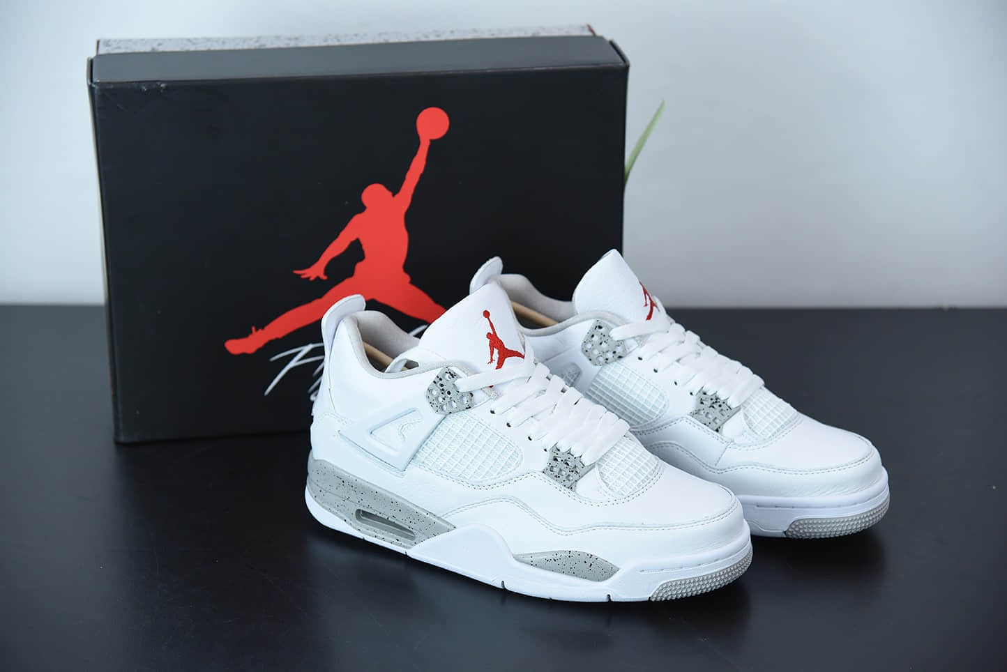乔丹Air Jordan 4 White Oreo 白奥利奥男子文化篮球鞋 纯原版本 货号： CT8527-100