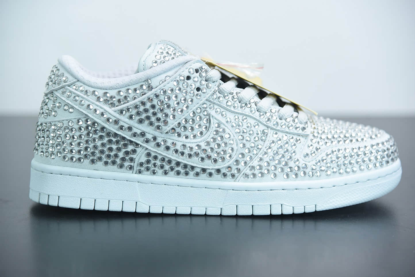 耐克Cactus Plant Flea Market x Nk Dunk Low 白色水钻低帮休闲鞋纯原版本 货号:CZ2670-001