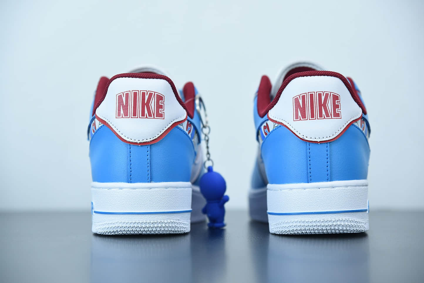 耐克Doraemon x Nike Air Force 1哆啦A梦联名空军一号低帮运动休闲板鞋纯原版本 货号：BQ8988-106