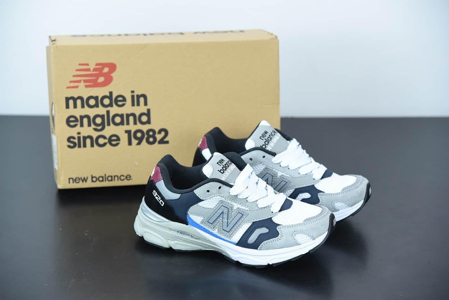 新百伦New Balance M920NBR NB920 白蓝灰美产复古跑鞋纯原版本  货号：M920NBR